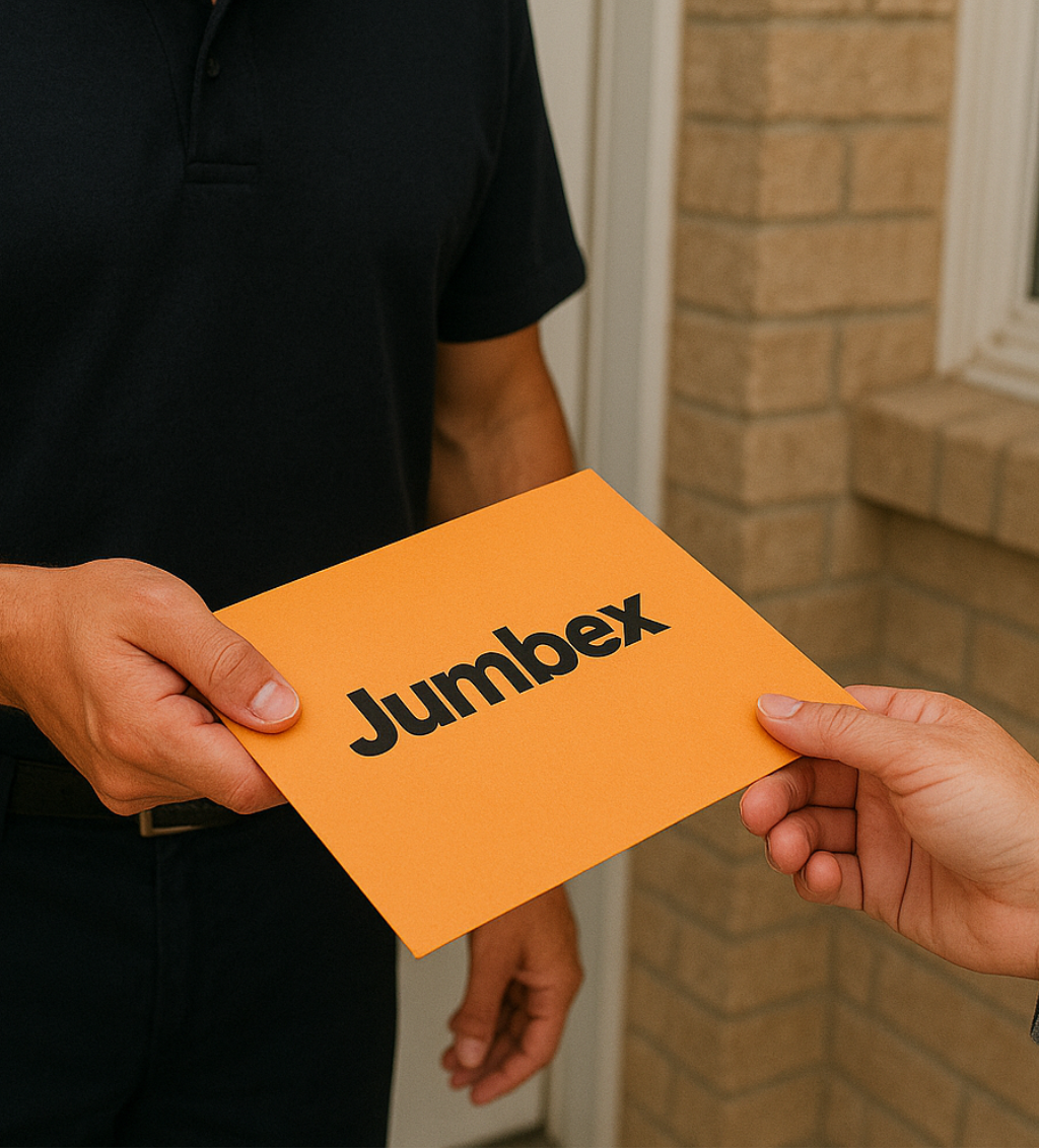 Entrega de cartao ao familiar